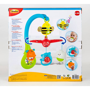 آویز تخت موزیکال وین فان Winfun طرح زنبور مدل 00856_اسباب بازی